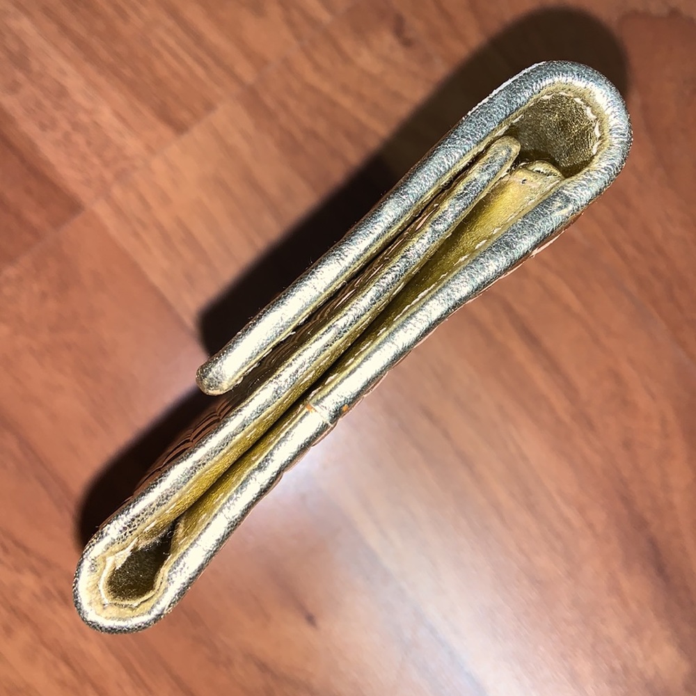 NWT Authentic Dolce & Gabbana Gold Weave Wallet - Picture 6 of 15